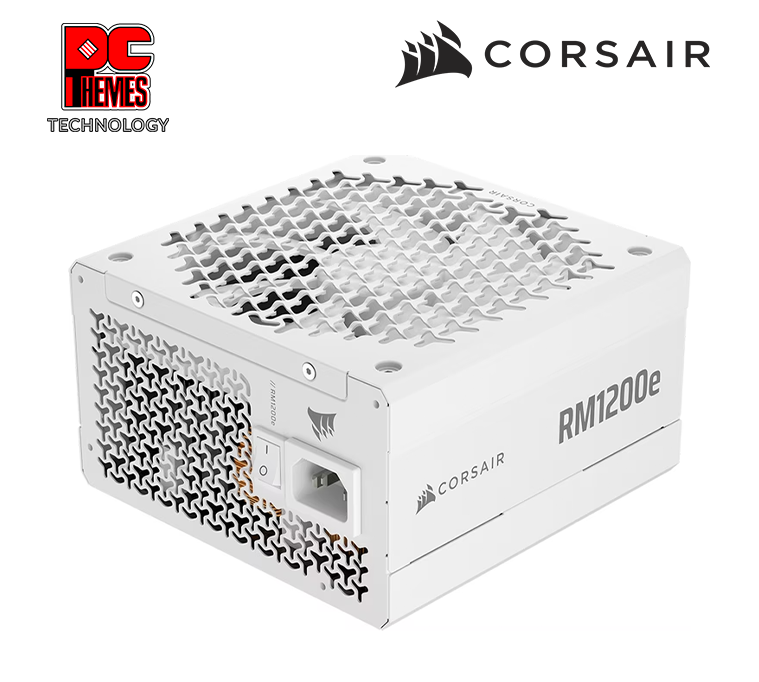 CORSAIR RMe Series RM1200e Fully Modular Low-Noise ATX Power Supply - White