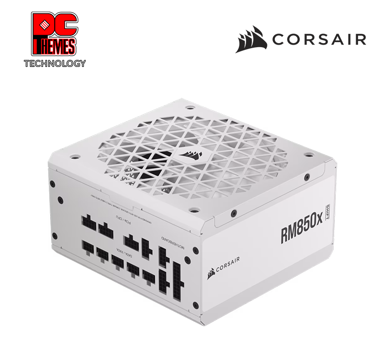 CORSAIR RM850x SHIFT 80 PLUS Gold Fully Modular ATX Power Supply - White