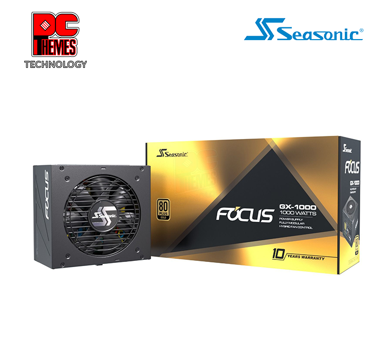 SEASONIC Focus GX-1000W Full Mod 80+ Gold Power Supply