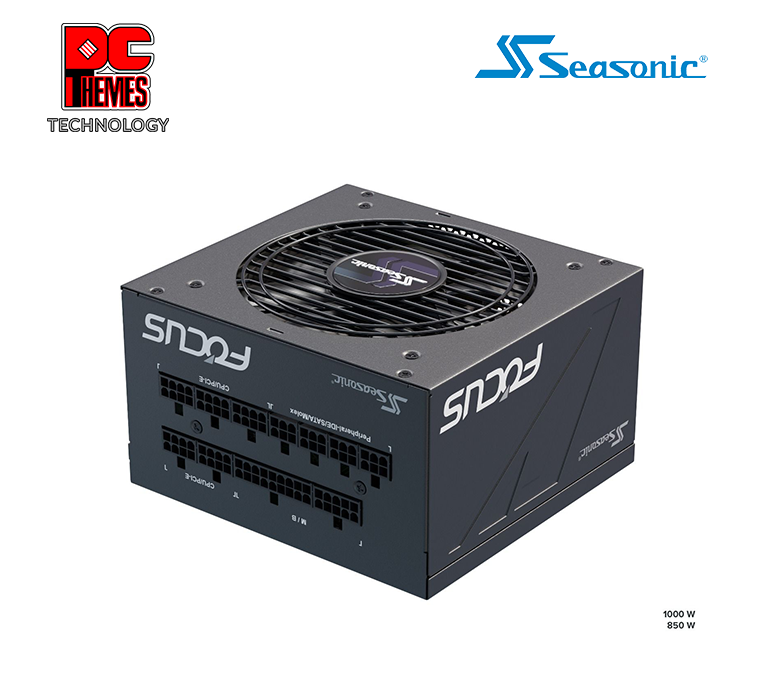 SEASONIC Focus GX-750W Full Mod 80+ Gold Power Supply - Black