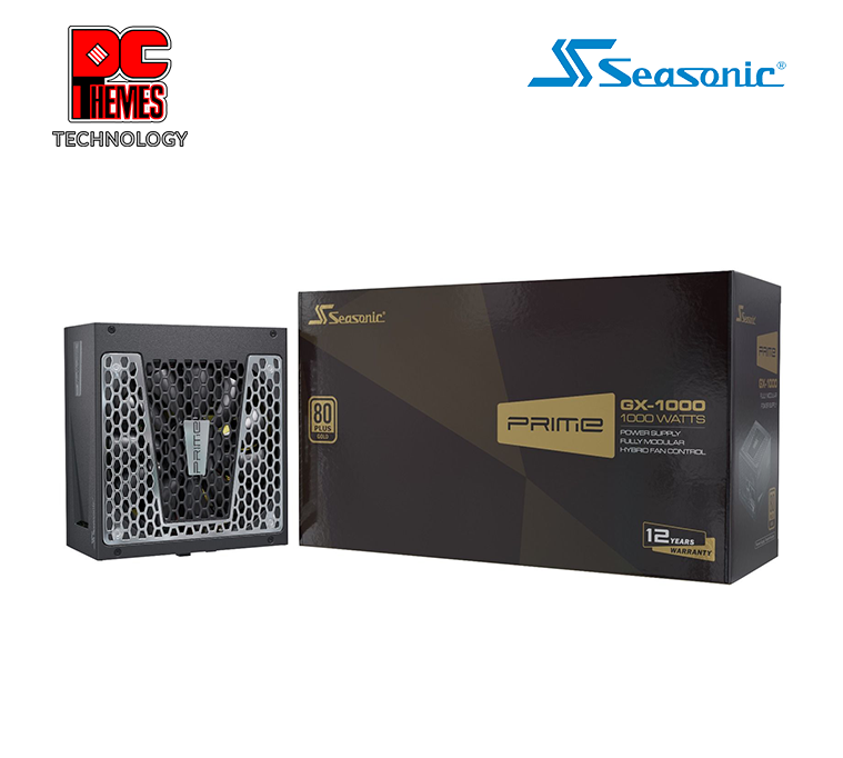 SEASONIC Prime GX 1000W 80+ Gold Full Mod Power Supply