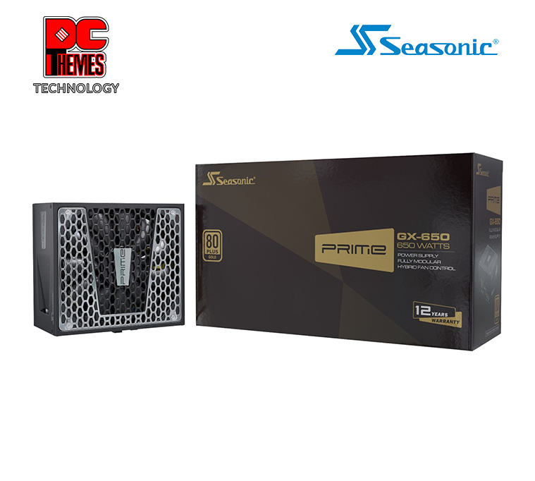 SEASONIC Prime GX 650W 80+ Gold Full Mod Power Supply