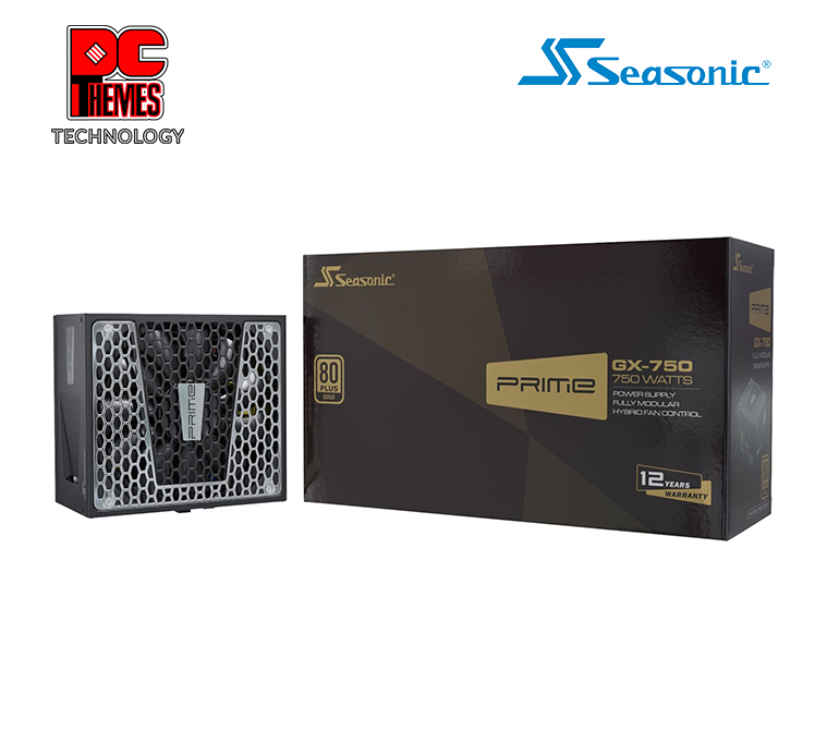 SEASONIC Prime GX 750W 80+ Gold Full Mod Power Supply