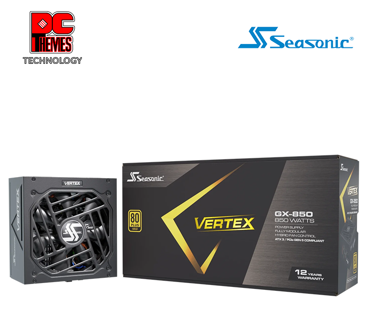 SEASONIC VERTEX GX 850W ATX 3.1 80+ Gold Power Supply