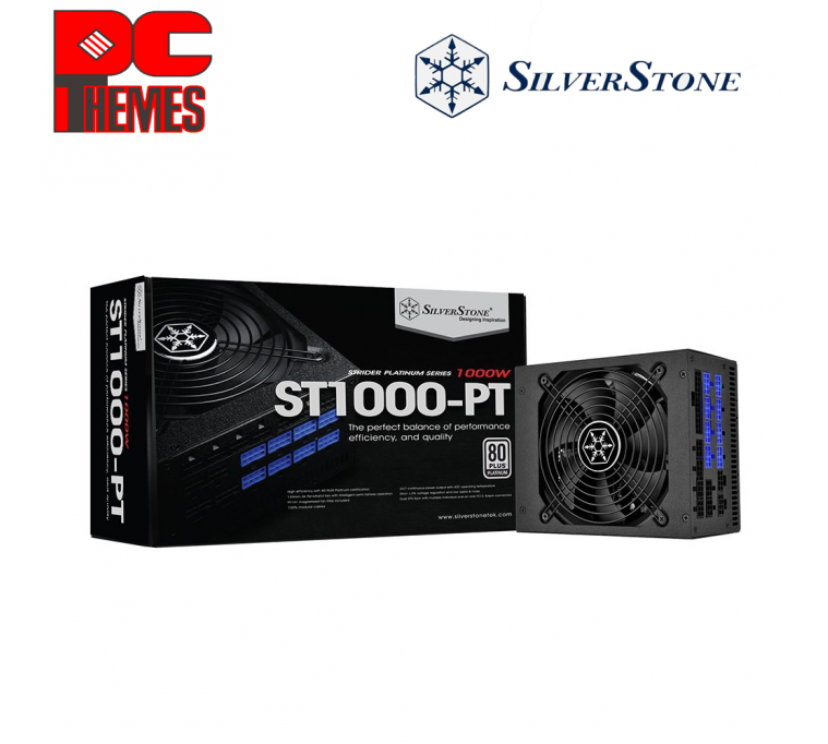 SILVERSTONE Strider Series 1000W 80+ Platinum Power Supply [ ST1000-PTS ]
