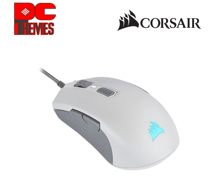 CORSAIR M55 RGB Pro Ambidextrous Multi-Grip Gaming Mouse - [White]