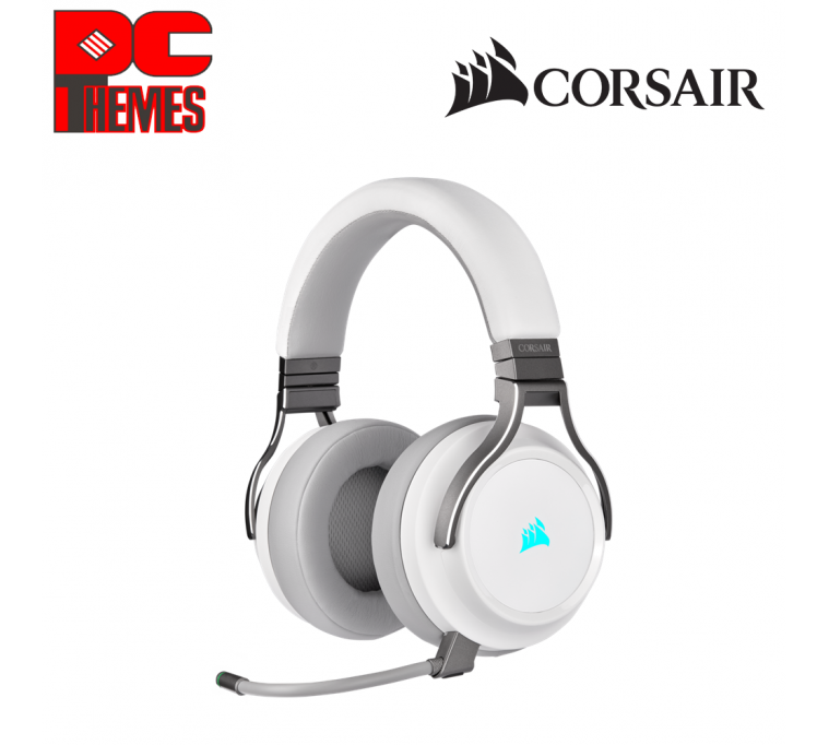 CORSAIR Gaming Virtuoso RGB Wireless High-Fidelity Gaming Headset - [White]