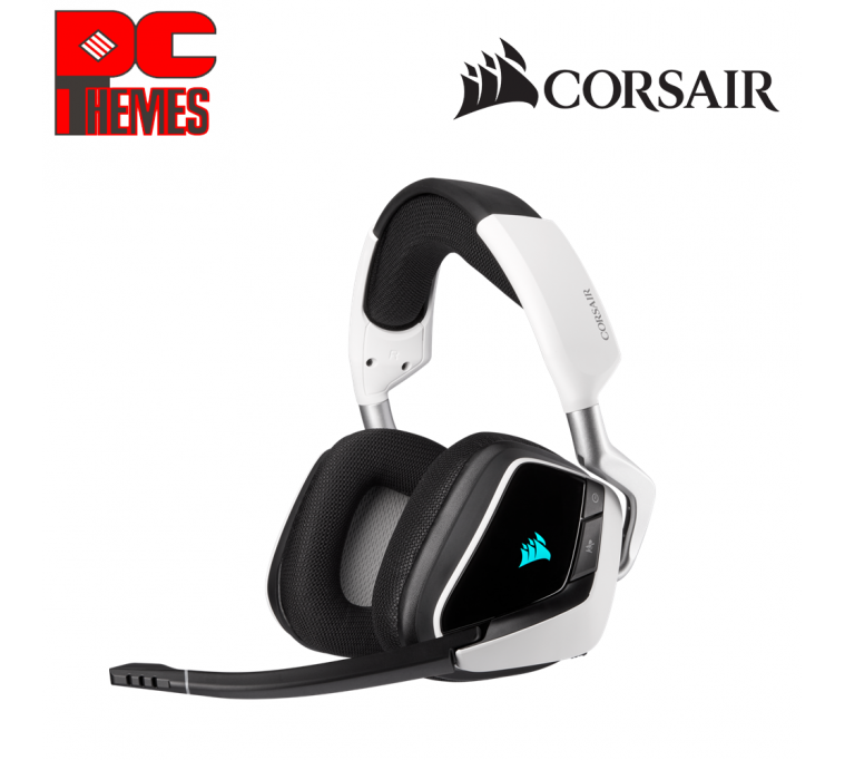 CORSAIR VOID RGB Elite Wireless Premium Gaming Headset with 7.1 Surround Sound - [White]