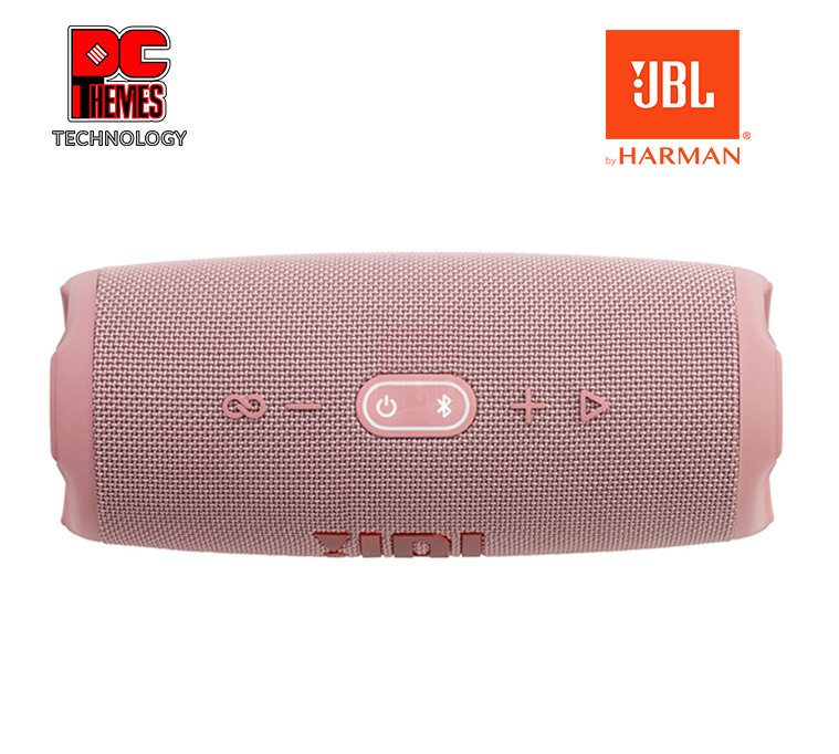 JBL Charge 5 Bluetooth Speaker (Pink)