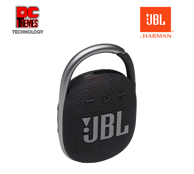 JBL Clip 4 Bluetooth Speaker (Black)