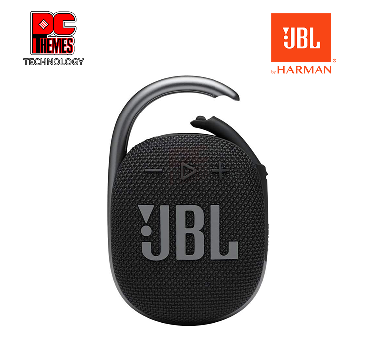 JBL Clip 4 Bluetooth Speaker (Black)