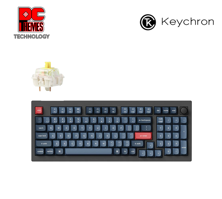 KEYCHRON V5 MAX 96% 100 KEY CB BANANA SW Keyboard