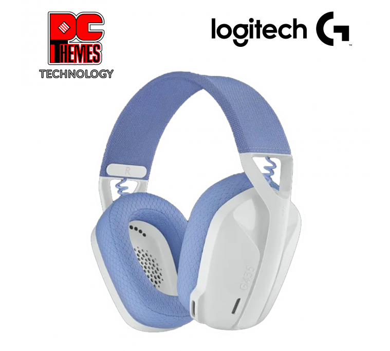 LOGITECH G435 Lightspeed Wireless[OFF WHITE AND LILAC] Gaming Headset