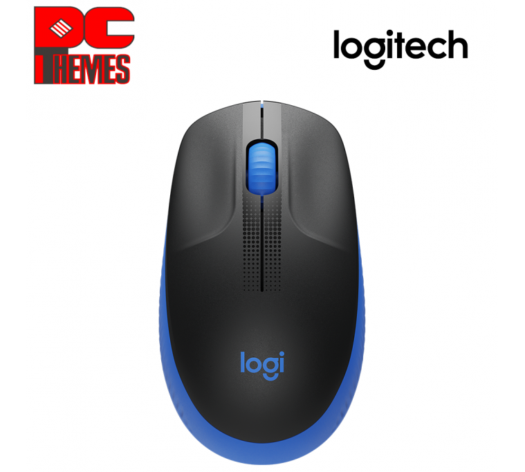 LOGITECH M190 Full-Size Wireless Mouse - [Blue]