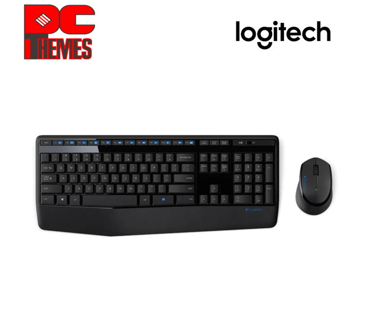 LOGITECH MK345 Wireless Combo Full-Sized Keyboard with Palm Rest and Mouse