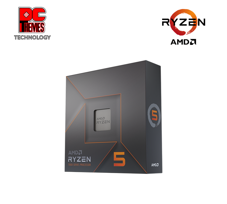 AMD Ryzen 5 7600X [ 6 Cores | 12 Threads | Max. Boost Clock Up to 5.3GHz ] AM5 Processor