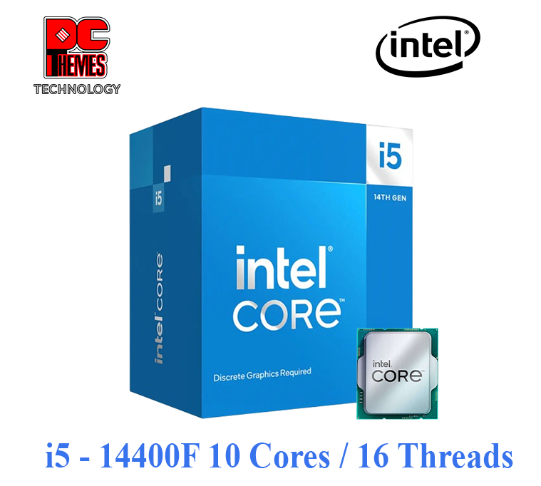 INTEL Core i5 14400F 10 Cores / 16 Threads 4.7GHz LGA1700 Processor