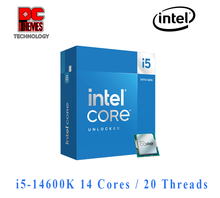 INTEL Core i5 14600K 14 Cores / 20 Threads 5.3GHz LGA1700 Processor