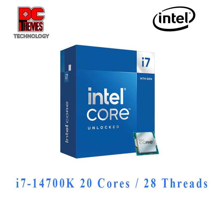 INTEL Core i7 14700K 20 Cores / 28 Threads 5.6GHz LGA1700 Processor