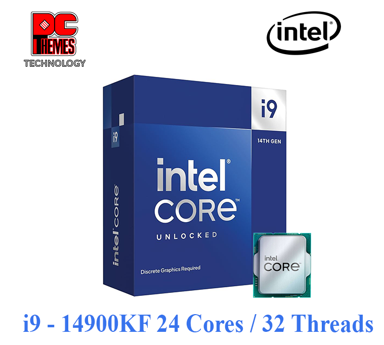 INTEL Core i9 14900KF 24 Cores / 32 Threads 6GHz LGA1700 Processor