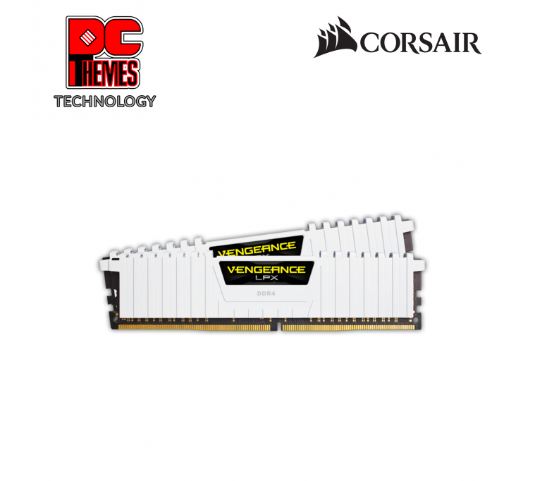 CORSAIR Vengeance® LPX 16GB Kit(2 x 8GB)Ddr4 3200MHz C16 [White]  Desktop Memory