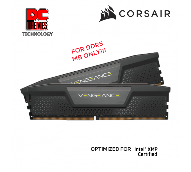 CORSAIR Vengeance 5200MHz 32GB C40 DDR5 XMP Desktop Memory - [Black]