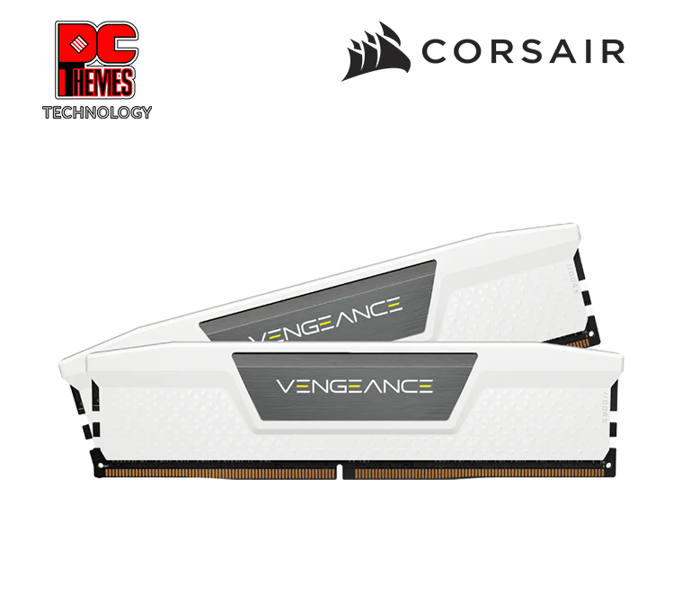 CORSAIR Vengeance 5200MHz 32GB C40 DDR5 Desktop Memory - White