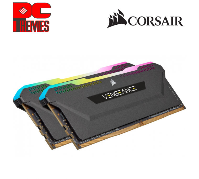 CORSAIR Vengeance RGB Pro SL 3600MHz 16GB Kit C18 Desktop Memory [Intel & Ryzen] - (Black)