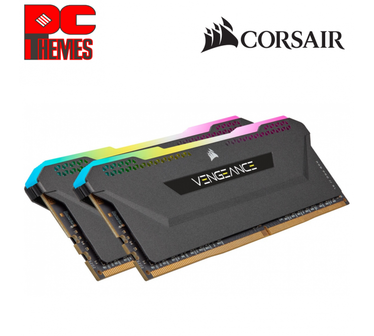 CORSAIR Vengeance RGB Pro SL 3200MHz 16GB Kit CL16 Desktop Memory [Intel & Ryzen] - [Black]