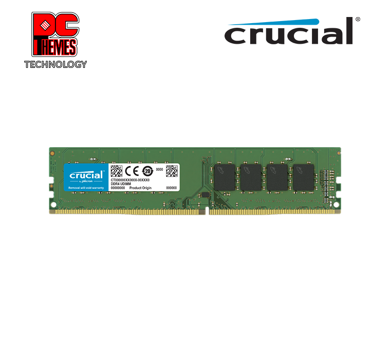 CRUCIAL 3200MHz 16GB Desktop Memory