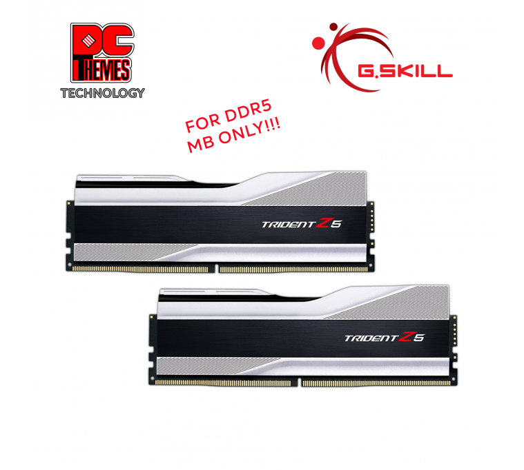 G.SKILL Trident Z5 6000MHz 32GB CL36 1.30V DDR5 Desktop Memory -[TZ5S]