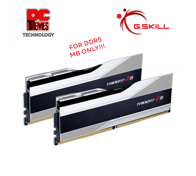 G.SKILL Trident Z5 6000MHz 32GB CL40 1.35v DDR5 Desktop Memory -[TZ5S]