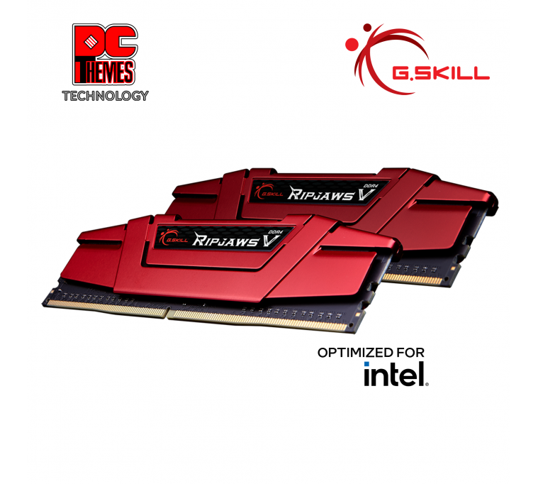 G.SKILL RipJaws V 2666MHz 16GB CL19 [Red][INTEL]Desktop Memory