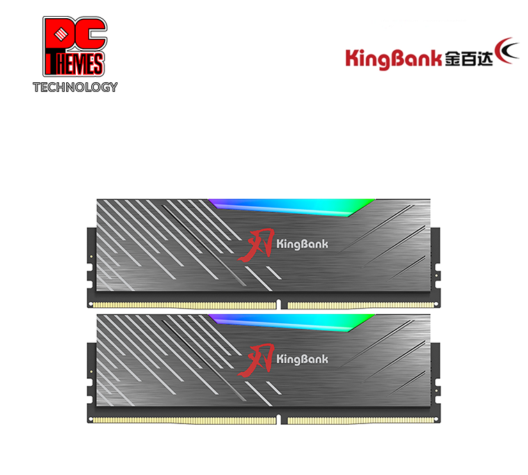 KINGBANK Dark Soarblade RGB UDIMM 6400MHz- 32GB 16G*2 [XMP/EXPO] DDR5 Desktop Memory - [Black]