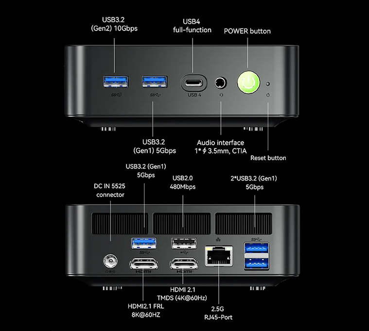 GMKtec NucBox K17 16GB RAM + 1TB SSD [GM 5024] Mini PC