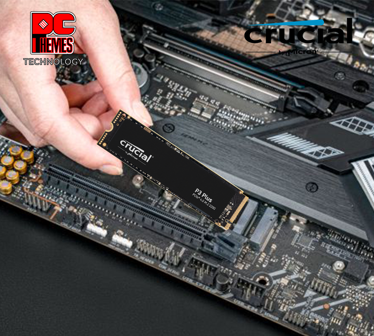 CRUCIAL P3 Plus 2TB PCIe M.2 2280 NVMe Solid State Drive - R5000/W4200