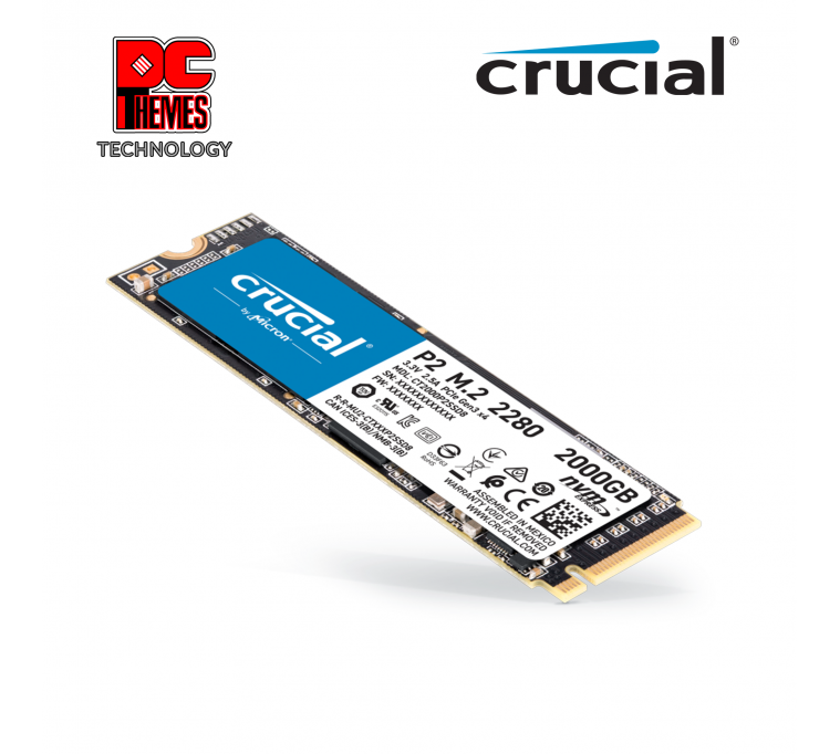 CRUCIAL P2 2TB NVMe M.2 Solid State Drive