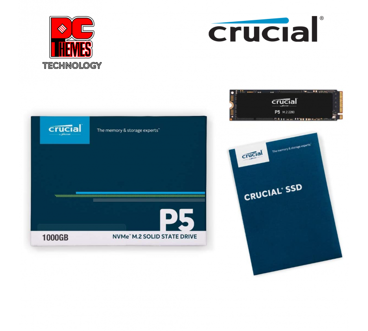 CRUCIAL P5 1TB NVMe M.2 Solid State Drive