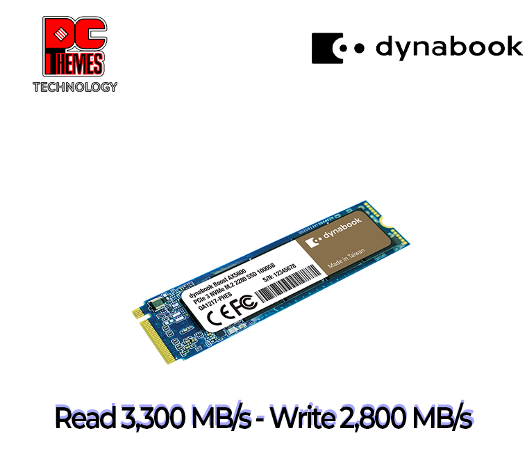 DYNABOOK Boost AX5600 2TB M.2 Gen3 NVMe Solid State Drive - R3300/2800