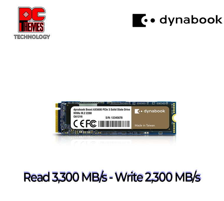 DYNABOOK Boost AX5600 500GB M.2 Gen3 NVMe Solid State Drive - R3300/W2300