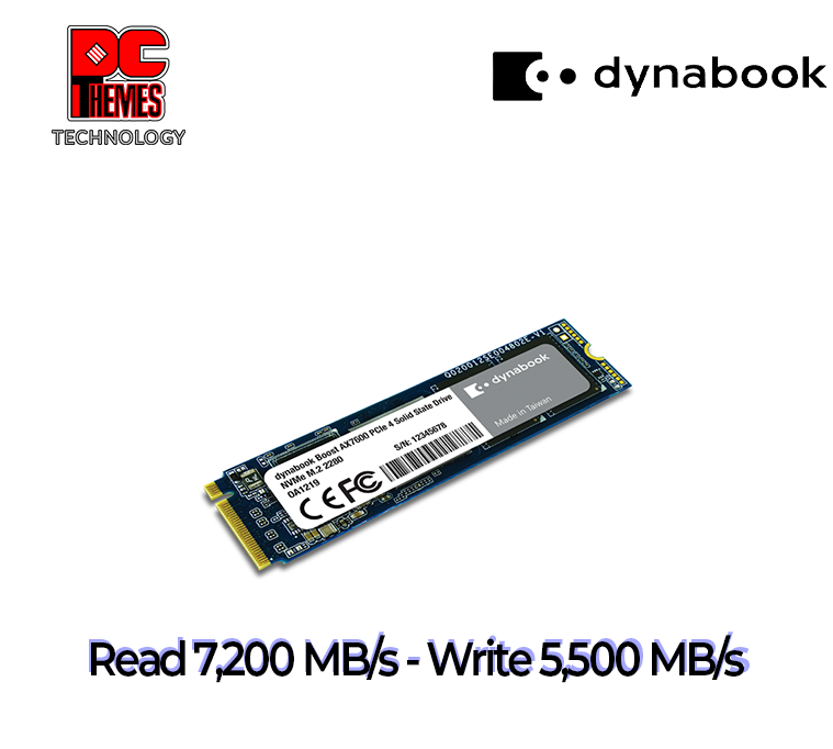 DYNABOOK Boost AX7600 1TB M.2 Gen4 NVMe Solid State Drive - R7200/W5500