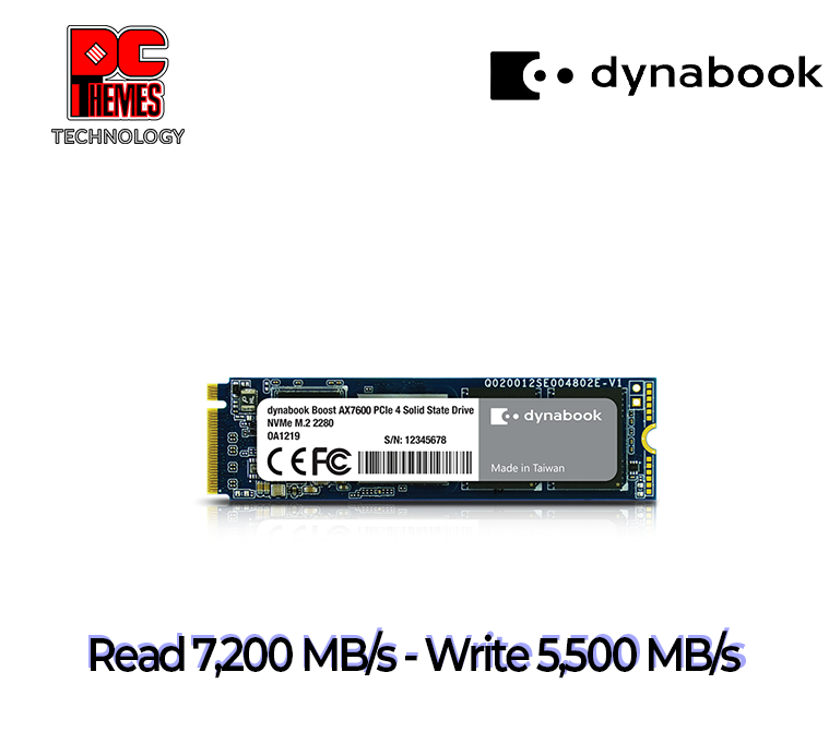 DYNABOOK Boost AX7600 1TB M.2 Gen4 NVMe Solid State Drive - R7200/W5500