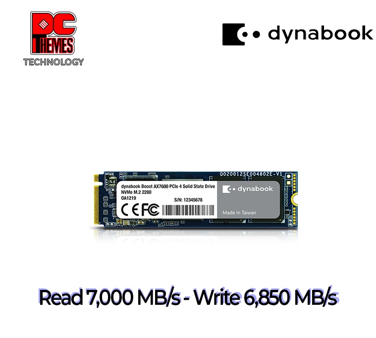 DYNABOOK Boost AX7600 2TB M.2 Gen4 NVMe Solid State Drive - R7000/W68500