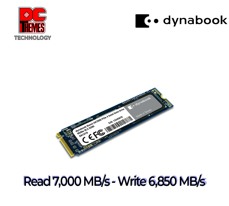 DYNABOOK Boost AX7600 2TB M.2 Gen4 NVMe Solid State Drive - R7000/W68500