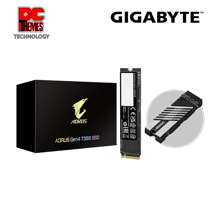 GIGABYTE AORUS 7300 SSD 1TB Gen4 M.2 Solid State Drive - R7300/W6000