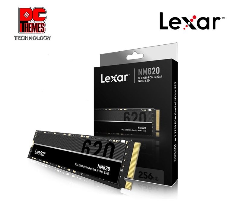 LEXAR NM620 256GB NVME Gen.3 M.2 Solid State Drive