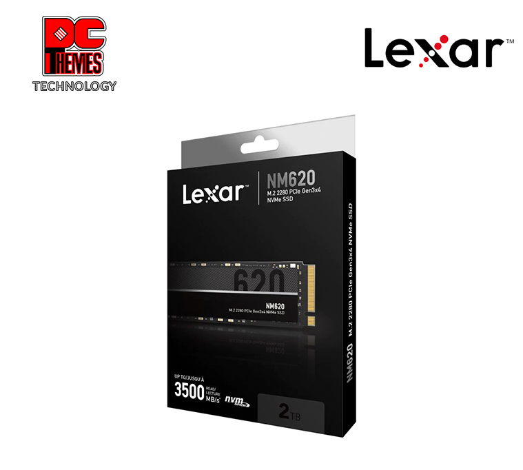 LEXAR NM620 2TB NVME Gen.3 M.2 Solid State Drive