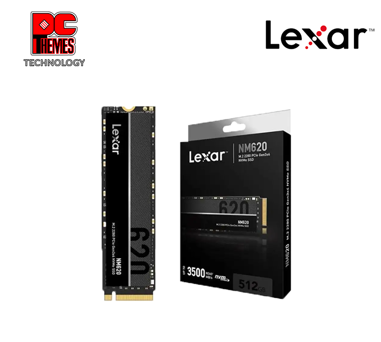 LEXAR NM620 512GB NVME Gen.3 M.2 Solid State Drive