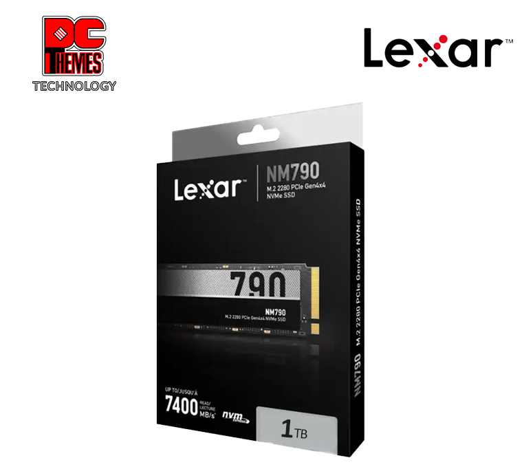 LEXAR NM790 1TB NVME Gen4 (7400R/6500W) Solid State Drive