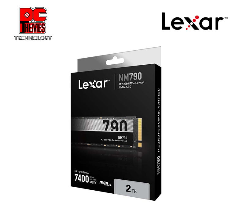 LEXAR NM790 2TB NVME Gen4 (7400R/6500W) Solid State Drive